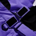 thumbnail image 6 of Ski Pants Waterproof Warm Outdoor Bib Insulated Ripstop Veneer Cargo Hiking Pants Womens Snow Pants Purple M, 6 of 7