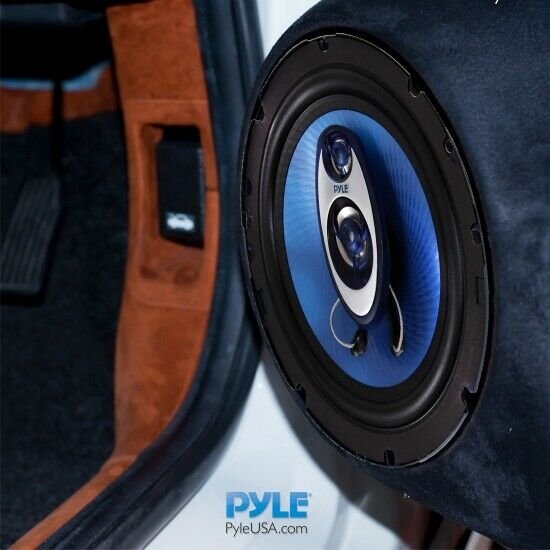 Pyle PL63BL 6.5" 360 Watts 3-Way Car Audio Coaxial Speakers PAIR Blue - image 5 of 7