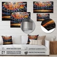 thumbnail image 4 of Designart "Colorful Circus Spectacle In Multicolor"Theater Metal Wall Art Multicolor Modern Office Room Wall Art, 4 of 6