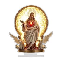 Graceful The Cross Prayer Wings Angel Figurine, 2026 New Gorgeous Angel Wings Cross Decoration for Desk and Living Room Decoration, Garden Angel Statues for Easter Mother's Day (D)