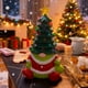 thumbnail image 4 of Adornos navideños, decoraciones navideñas, regalos navideños, farolillo enano luminoso con forma de cuernos a pilas, decoración navideña de resina para árbol de Navidad, decoración navideña de escrito, 4 of 8