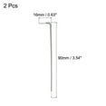 thumbnail image 2 of Unique Bargains 1.5mm Ball End Hex Key Wrench, L Shaped Long Arm S2 Steel Repairing Tool 2 Pack, 2 of 5