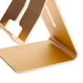 thumbnail image 3 of Smartphone Mount Thick Case Friendly Stable Aluminum Alloy Desktop Phone , Hands Free Gold Frame Compatible With All Mobile Phones, 3 of 8