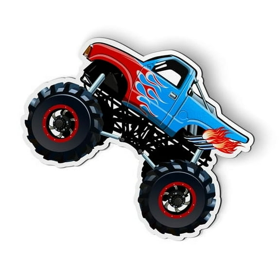 Monster Truck - 5.5" Magnet for Car Locker Refrigerator