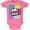 Red, variant on Halloween Pop Art Costume Soft Baby One Piece Raspberry 3 Month