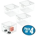 thumbnail image 6 of iDesign, 4-Piece Multiuse Clear Plastic, Open Top Organization Bins, 6 of 6