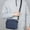 Blue, variant on Crossbody Bag Men's Nylon Material Chest Bag,Versatile Shoulder Backpack for Outdoor Sports,Lightweight Messenger Bag with Multiple Compartments and Adjustable Strap for Travel,Hiking-Black