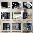 thumbnail image 5 of ANGELES HOME 20"x30" LED Mirrored Medicine Cabinet, Medicine Cabinets with Lights for Bathroom, Recessed or Surface Mount, Led Medicine Cabinet with Outlets & USB, Defogger, Dimmer, Left Opening Door, 5 of 12