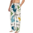 thumbnail image 2 of Kll Mens Pajama Pants For Men,Mens Lounge Pants,Funny Gifts For Men,Men'S Pajama Bottoms-Childish Dinosaur, 2 of 9