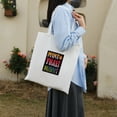thumbnail image 7 of JEUXUS Canvas Tote Bag for Women Ibee x MTV - I Want My MTV Retro Tie Dye 2 Pack White, 7 of 7