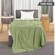 thumbnail image 2 of Ropa de cama Blanket Utopia, 100% algodón, doble, 220 x 180 cm, color verde salvia, 2 of 8