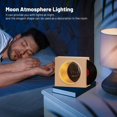 thumbnail image 3 of Wireless Bluetooth Speaker with Moon Atmosphere Lamp & Clock, 3 of 4