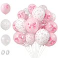 thumbnail image 1 of Globos ASABITE 35 piezas 12" Decoración de fiesta con moño rosa, 1 of 7