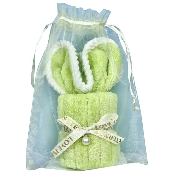 Cute Bunny Towels for Kids and Adults – Soft, Cozy Fleece Towel Perfect for Bath, Pool, Beach, and Easter Gifts
