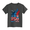 thumbnail image 5 of Ulanda Boys Girls 4th of July Shirt American Flag T-Shirt USA We The People Patriotic Tee for 5-14Years Unisex Kids (Grey, 2-3 Years), 5 of 5