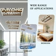 thumbnail image 6 of 3 Pack Dog Paw Fluorescent Light Covers for Ceiling Lights Farmhouse Wood Grain Vintage Brown Board Magnetic Ceiling Light Covers Overhead Light Filters for Office Classroom Home, 6 of 9