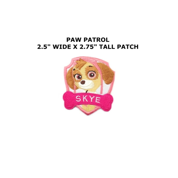 Det er det heldige konstruktion Fascinate Paw Patrol Skye Embroidered Iron/Sew On Patch By Superheroes - Walmart.com