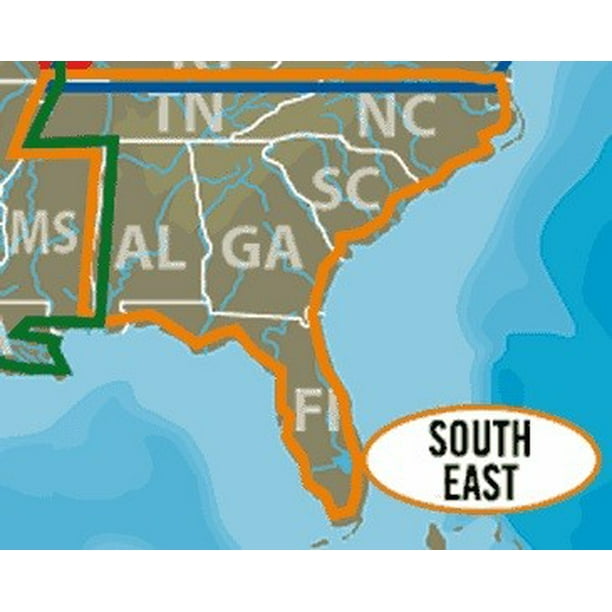 Lowrance Us Inland Maps Lake List Lowrance C Map Lake Insight Hd Southeast Us Walmart Com