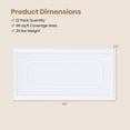 thumbnail image 3 of Gymax 12 PCS Ceiling Tiles Decorative PVC Ceiling Covering Panels Cover 95 sq.ft, 3 of 10