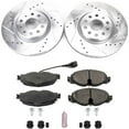 thumbnail image 3 of PowerStop Front Z23 Evolution Sport Carbon-Fiber Ceramic Brake Pad and Drilled & Slotted Rotor Kit Fits: AUDI VOLKSWAGEN Select Models K7082, 3 of 3
