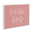 thumbnail image 4 of Stupell Industries Pink Love Like Jesus Religious & Spiritual Painting Unframed Art Print Wall Art, 14 x 11, 4 of 8