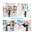 thumbnail image 2 of Selfie Stick Phone Tripod&Monopod, 70Inch Cellphone Tripod Stand for Smart Phone Recording/Photography/Make Up, 2 of 7