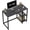 Black Marble, variant on SINPAID 40'' Oak Computer Desk with Shelves, Sturdy Light Wood Desks with Storage Space, Modern Gaming Desk Study Writing Laptop Table, Beige