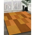 thumbnail image 2 of Ahgly Company Indoor Rectangle Patterned Neon Orange Area Rugs, 8' x 12', 2 of 6