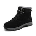 thumbnail image 4 of Zshosam Winter Boots for Men Women Waterproof Snow Boots Warm Lined Non Slip Hiking Boot(Black,43), 4 of 9