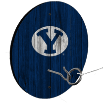 Brigham Young University Navy Ring Toss Lawn Game