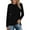 Black, variant on Womens Summer Tops plus Size Pullover Sweaters Ladies Long Sleeve Button Shirt Womens Plain Long Sleeve Shirts under Scrub Shirt Summer Shirts for Women Trendy Rave on Clearance Black L