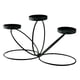 thumbnail image 1 of Candelabro de hierro forjado, portavelas decorativo, ligero y práctico para mesa. Negro, 1 of 9