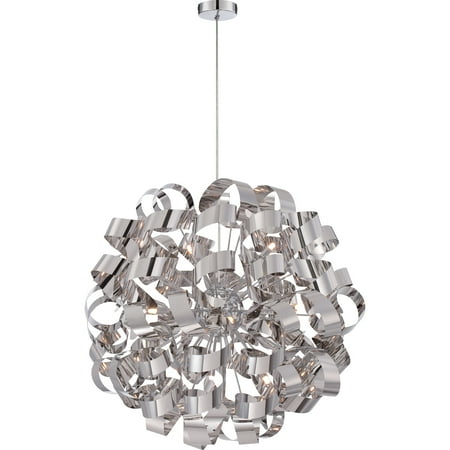 

Quoizel RBN2831C Ribbons 12-Light Pendant in Polished Chrome