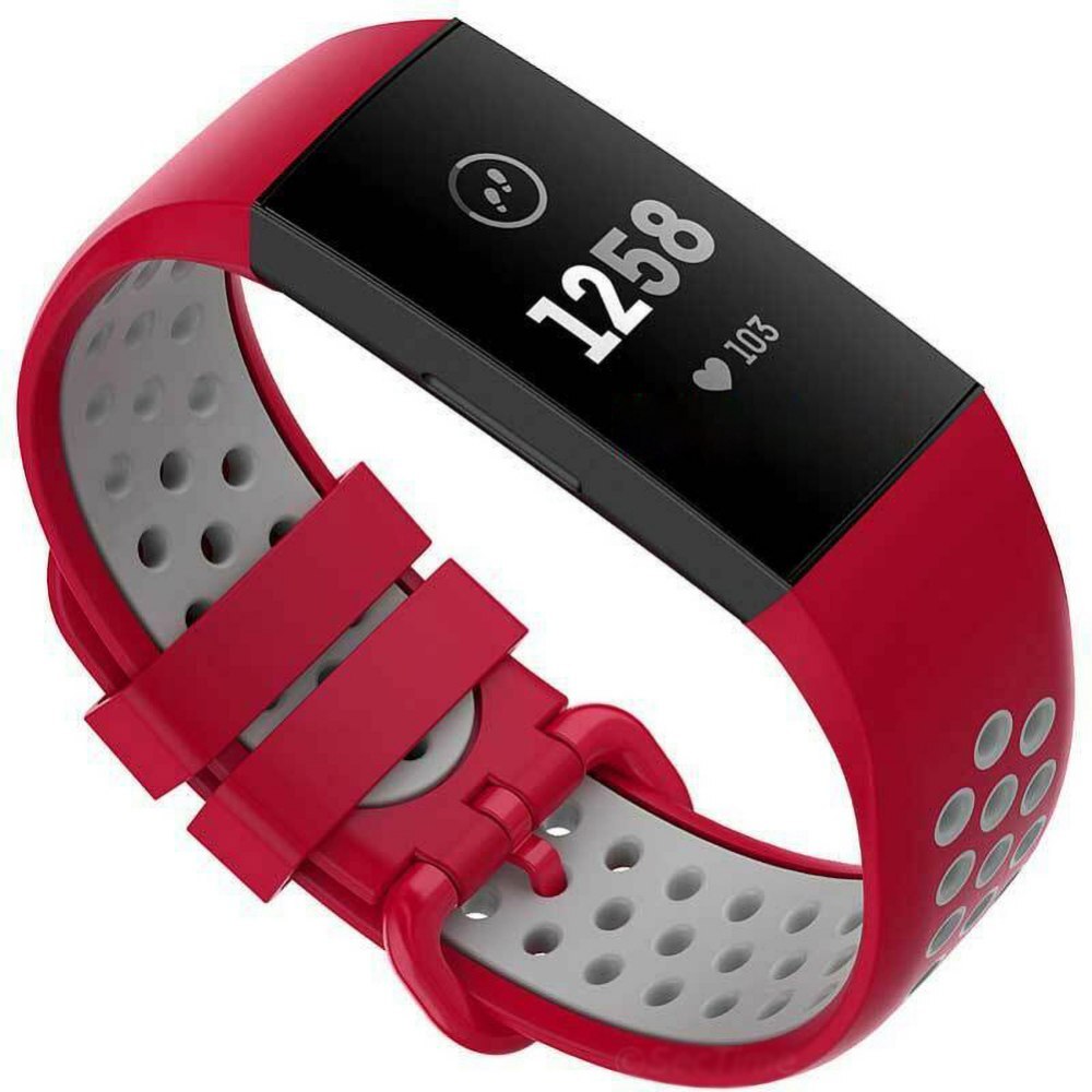 15 Color Soft Silicone Band for Fitbit Charge 3/4 Bracelet Rubber