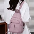 thumbnail image 3 of VeFlora Women & Men Multi-Pocket Sling Crossbody Bag, Adjustable Water-Resistant Chest Backpack, Lightweight Casual Purse for Work Travel Outdoor Daily Use(Light Purple/One Size), 3 of 4