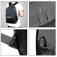 thumbnail image 3 of (black)pu Leather Traveling To Work Backpack Computer Backpack Usb Charging Youth School Bag S, 3 of 4