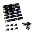 thumbnail image 3 of TISHITA Single Headless Electric Guitar Bridge Professional Sturdy Practical Replace Black, 3 of 7