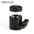thumbnail image 3 of Soporte de cabeza esférica con tornillo de 1/4'' giratorio de 360° de VBESTLIFE, 3 of 12