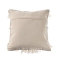 thumbnail image 3 of Laddha Home Designs Handwoven Geometric Cotton Throw Pillow Cover - 20" - Cream, 3 of 6