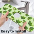 thumbnail image 6 of Pofeuu Broccoli 3 Print Splash Guard for Sink Faucet Sink Gadgets-Splash Guard Behind Faucet Drip Catcher for Kitchen, Bathroom,Sink Mat, 6 of 7