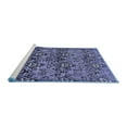 thumbnail image 2 of Ahgly Company Machine Washable Indoor Rectangle Abstract Blue Modern Area Rugs, 6' x 9', 2 of 4