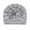 Gray, variant on WMTBSRSW Baby Turban Hats Newborn Hospital Hat Stretchy Baby Head Cover Beanies for Toddler Infant Head Wraps with Big Bow