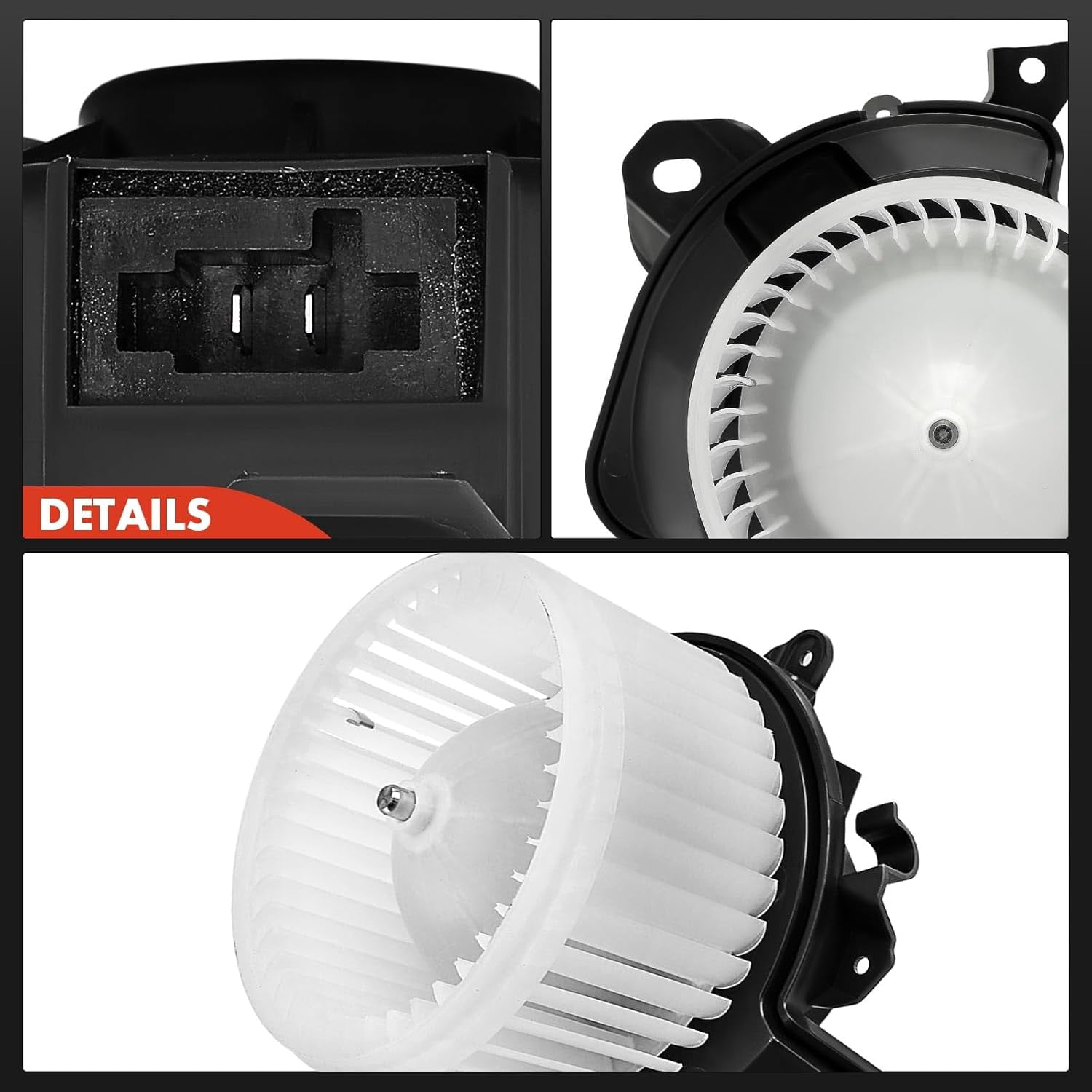 A-Premium HVAC Heater Blower Motor Assembly Compatible with Ram Vehicles - ProMaster City 2015-2018/2021 - Front Side, Replace# 68103577AA, 68241593AA