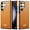 Brown, variant on Samsung Galaxy S22 Ultra Case Leather Slim TPU Cover