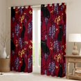 thumbnail image 2 of Erosebridal Black Cat Purple Lavender Blackout Curtains Set of 2 (52x84 Each),Kawaii Kitten Window Curtains For Pet Lovers,, 2 of 7