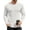 White, variant on COOFANDY Long Sleeve Shirts for Men Thermal Underwear Slimming Crewneck Sweater Base Layers Knitted Pullover Fall Outfits