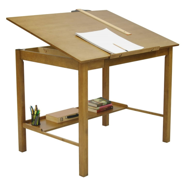 Extra Large Wood Drafting Table, Artist Drawing Table with Height  Adjustable, Ti