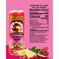 thumbnail image 3 of Bollygood Sparkling Lemon Pomegranate Cardamom Beverage Non-GMO 12oz Can, 3 of 5