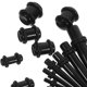 thumbnail image 2 of 23pcs de la forma cónica del oído Estiramiento Plug Expansores Dilatadores, 2 of 8