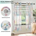 thumbnail image 3 of Yayeee Window Curtains Light Filtering 63"x42" Grommet Panel Pair Home Living Room Decor, Colorful Ice Cream Pattern, 3 of 7